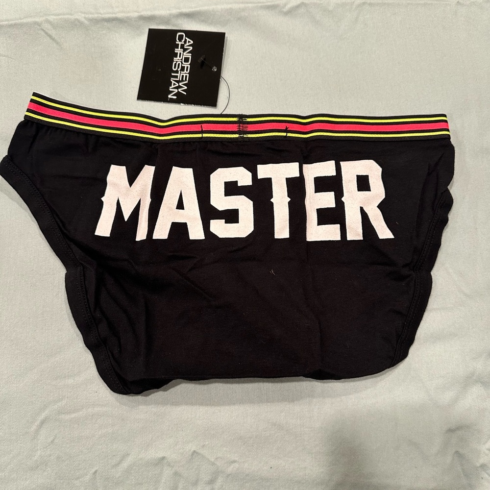 Andrew Christian Master briefs in black